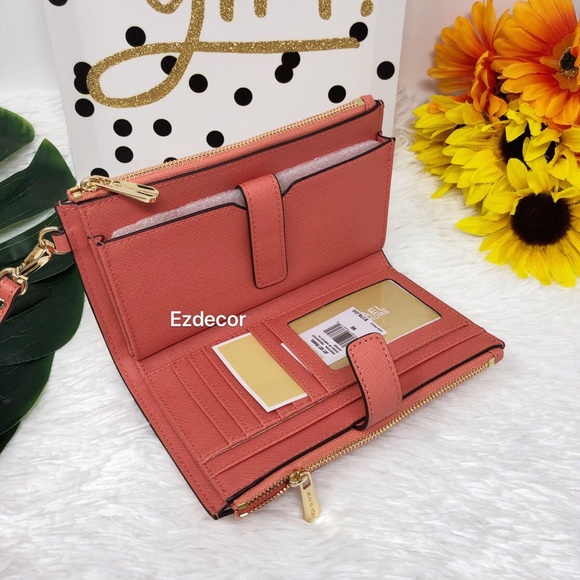 NWT Michael Kors Jet Set Double Zip Wristlet - Picture 5 of 8